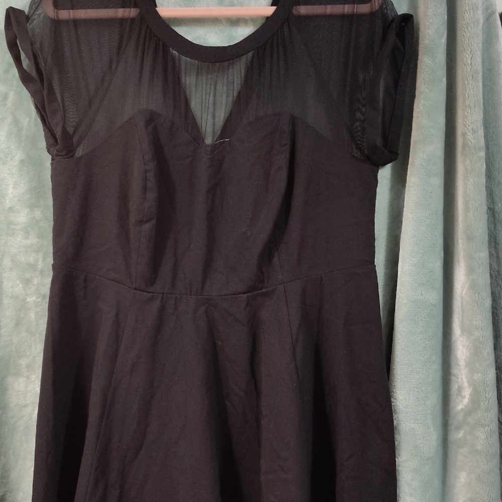 Torrid  Black Stretch Skater Dress NWT